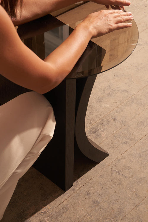 Contrapposto side table