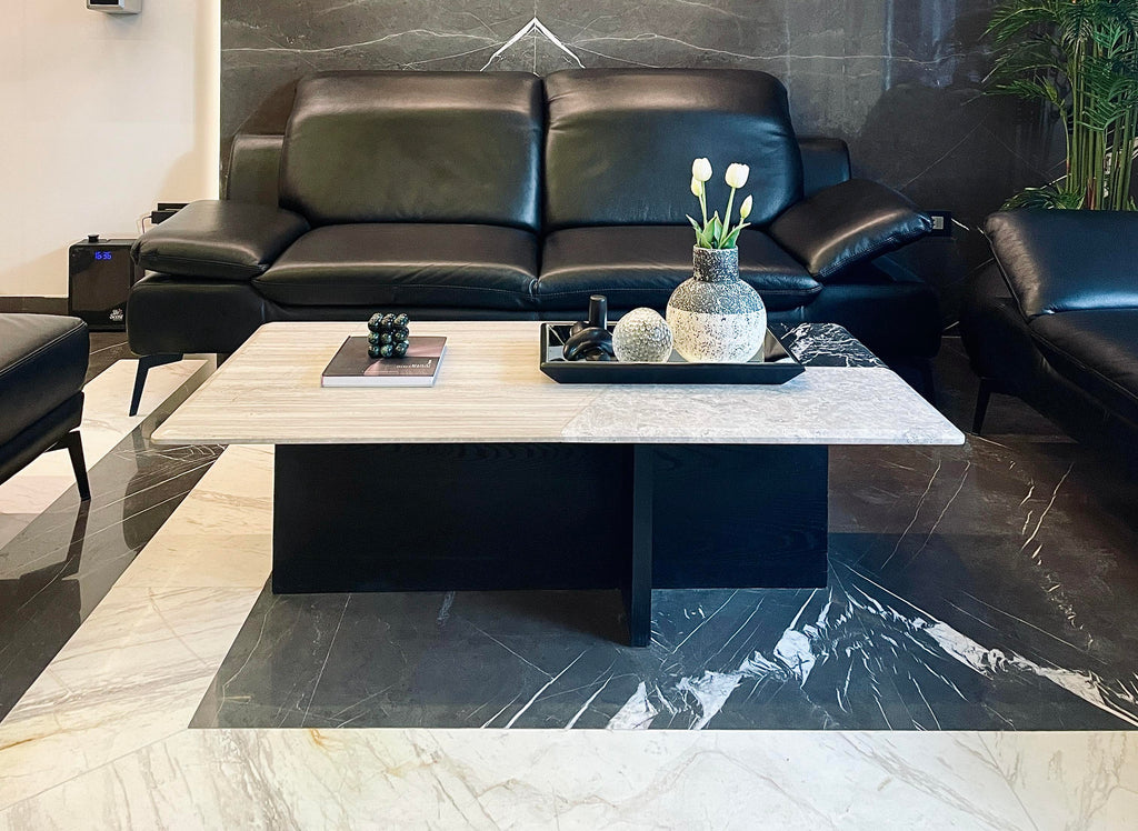 Mingled coffee table